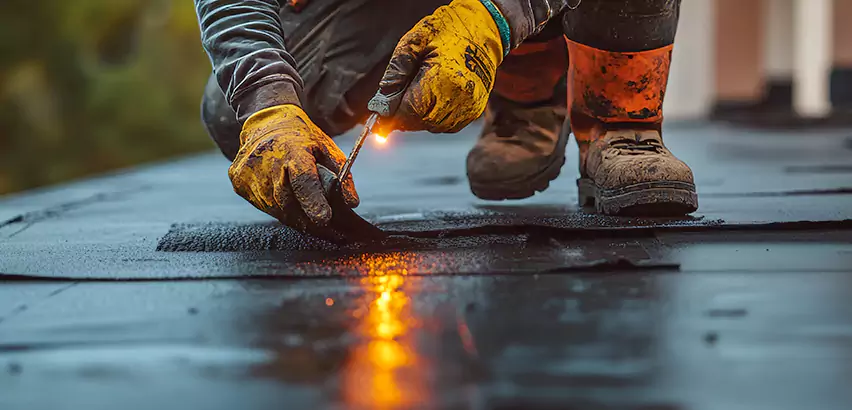 EPDM Roof Repair Tape Application in Chula Vista