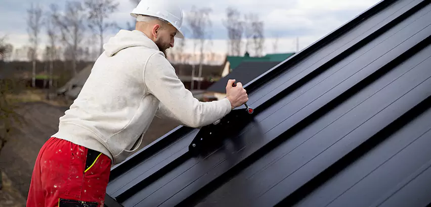 Tin Roof Ridge Cap Installation in Chula Vista