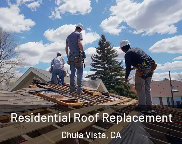  Residential Roof Replacement Chula Vista, CA