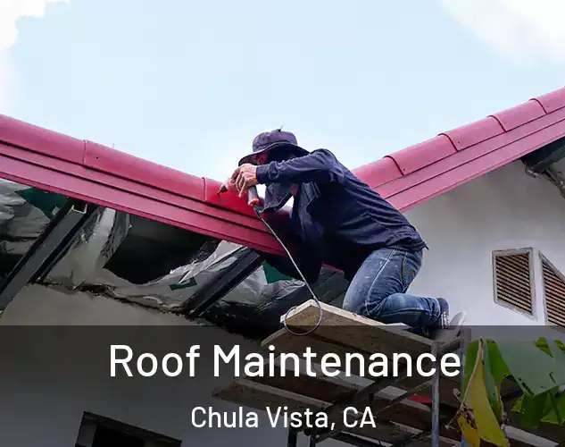  Roof Maintenance Chula Vista, CA