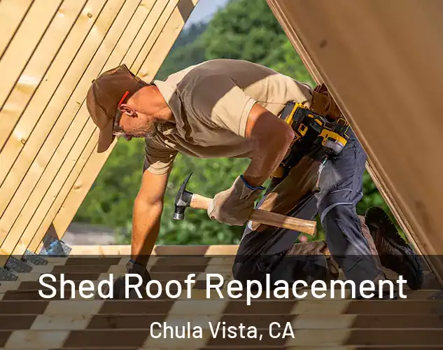  Shed Roof Replacement Chula Vista, CA